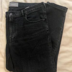 Everlane 31 Ankle MidRise Cigarette Black Jeans